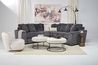 Casper Tux Loveseat Sectional, Styled