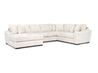 Casper Tux Loveseat Chaise Sec, Angle