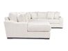 Casper Tux Loveseat Chaise Sec, Side
