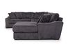 Casper Tux Loveseat Chaise Sec, Side