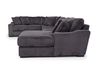 Casper Tux Sofa Chaise Section, Side