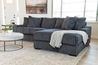 Casper Sofa Chaise, Styled