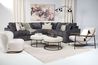 Casper 3 Piece Sectional, Styled