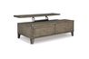 Chazney Lift Top Cocktail Tabl, Open