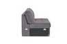 Claire Armless Full Sleeper Loveseat in Gray, Image 3