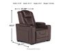 Cody Recliner Dimensions
