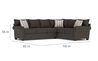 Cordoba Tux Sofa Sectional, 