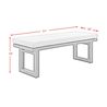 Costa Outdoor Bench, 