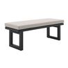 Costa Outdoor Bench, Angle