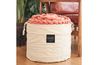 Cotton Weighted Coverlet, Styled