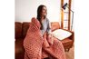 Cotton Weighted Coverlet, Styled