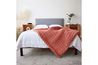 Cotton Weighted Coverlet, Styled