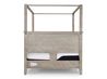 Country Side Canopy Bed, SideBack