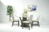 Dapper Round Dining Table & 4 Chairs in Gray, Image 1