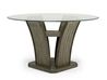 Dapper Round Dining Table & 4 Chairs in Gray, Image 2