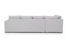 Dennon Sofa Chaise Sectional, Back