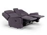 Diamond Reclining Console Love, AngledOpen