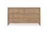 Dorsey Platform Bed & Dresser , Front