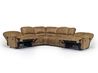 Dusty 6 Piece Reclining Sectio, Open
