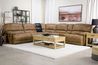Dusty 6 Piece Reclining Sectio, Styled