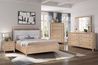 Easton Upholstered Bed, Styled
