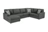Edenfield Tux Loveseat Chaise , Angle