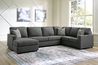 Edenfield Tux Loveseat Chaise , Styled