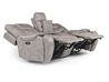 Estilo 2 Power Console Loveseat in Gray, Image 2