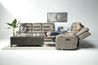 Estilo 2 Power Console Loveseat in Gray, Image 6