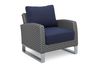 Fiji Patio Accent Chair, Angle