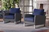 Fiji Patio Accent Chair, Styled