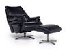 Geneva Chair & Ottoman,  ReclinedAngle