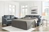 Genoa Queen Sleeper Sofa, Styled