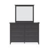 Grace Panel Bed & Dresser & Mi, Front