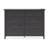 Grace Panel Bed & Dresser & Mi, Front