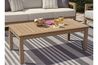 Hallow Creek Patio Coffee Tabl, Styled