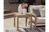 Hallow Creek Patio Table, Styled