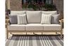 Hallow Creek Patio Sofa, Styled