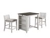 Heston Dining Table & 2 Chairs, AngledAngle