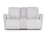 Jessica Reclining Sofa & Conso, Front