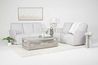 Jessica Reclining Sofa & Conso, Styled