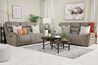 Kamari Reclining Sofa & Consol, Styled