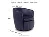 Kierreys Swivel Chair, Angle
