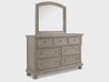 Lettner Panel Bed & Dresser & , Angle