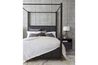 Lucerne Canopy Bed, Styled