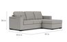 Luigi Full Pullout Sofa Chaise, 