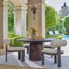 Madrone Outdoor Dining Table, Styled