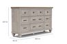 Mariana Panel Bed & Dresser & , 