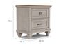 Mariana Panel Bed & Dresser & , 