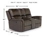 Martina Reclining Loveseat, AngledAngle